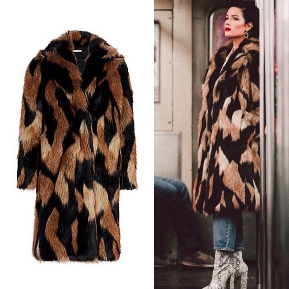NWT! Alice Olivia Faux Fur Coat